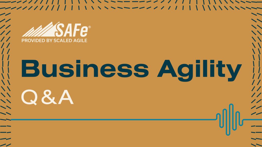 Business agility